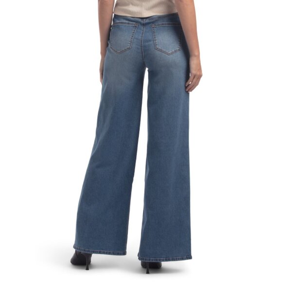 1822 DENIM Miles Wash High Rise Wide Leg Jeans - Picture 2 of 2